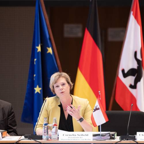 Präsidentin Cornelia Seibeld leitet durch die LPK / Foto: Abgeordnetenhaus von Berlin / Lars Wiedemann