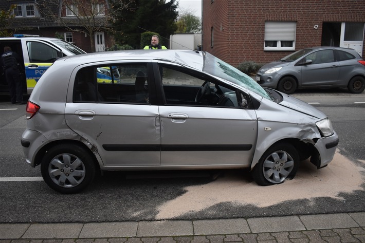 POL-MG: Alleinunfall im Stadtteil Rheindahlen-Land