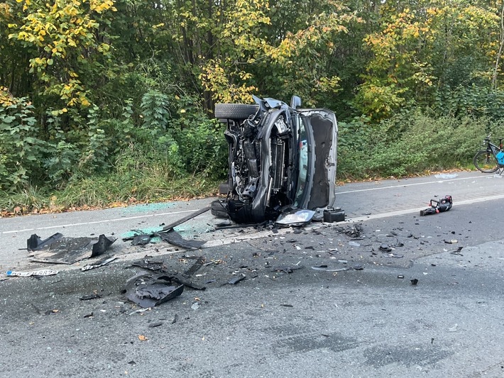 FW-DO: Frontalunfall zweier PKW mit vier Verletzten