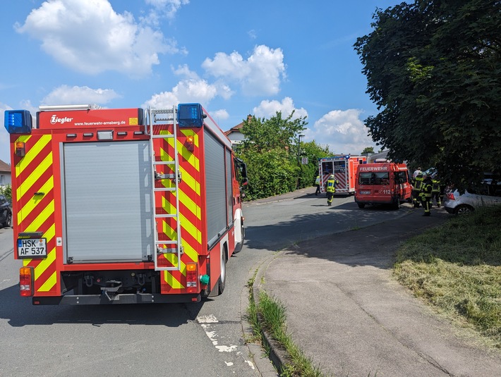 FW-AR: Großalarm auf dem Kreuzkirchweg