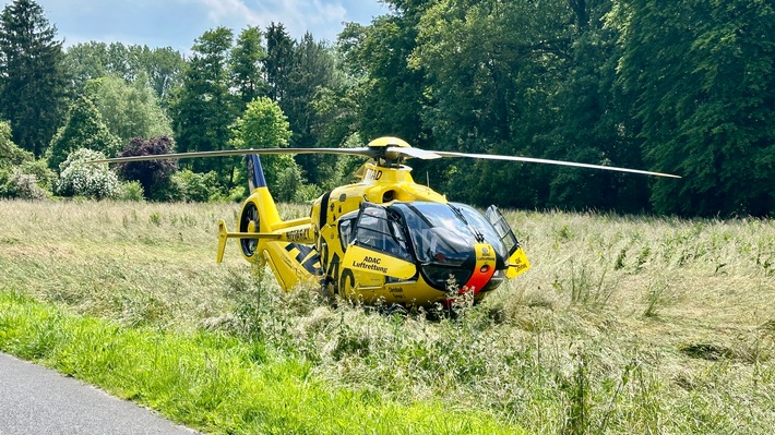 FFW Schwalmtal: Absicherung eines RTH-Landeplatzes