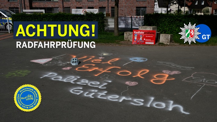 POL-GT: Radfahrprüfung an der Johannis-Grundschule